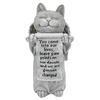 Design Toscano Paw Prints on our Hearts Memorial Cat Statue QL59385